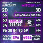 MITOSPLAY Prediksi Sydney Lotto: Analisis Angka Jitu Selasa,