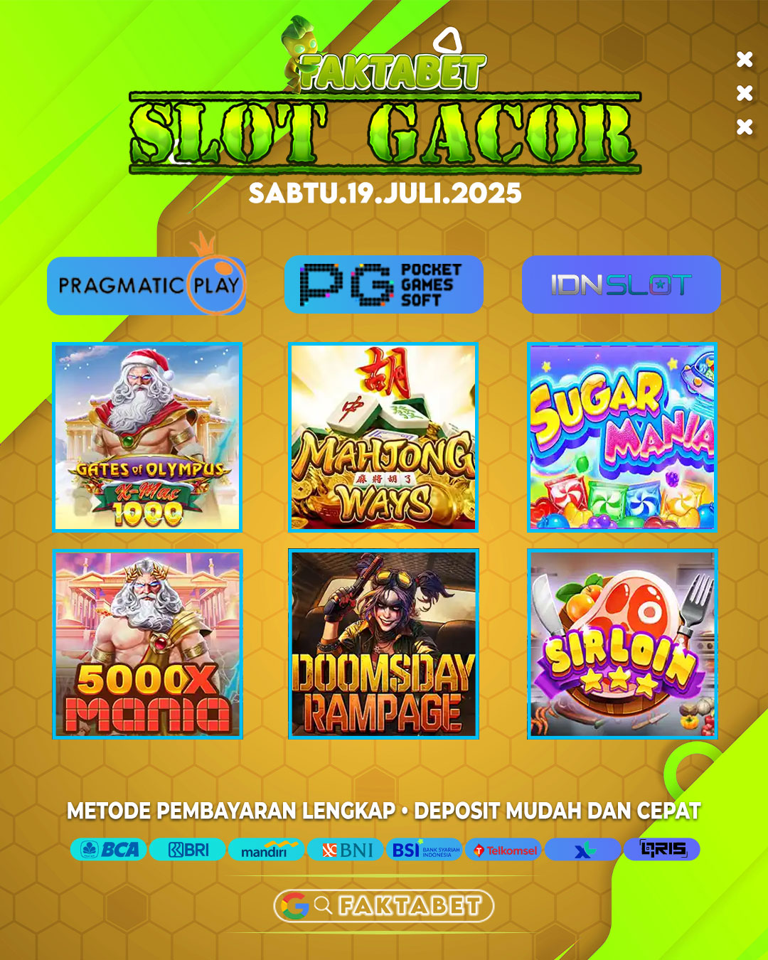 AKTABET Slot Gacor Hari Ini: Deretan Game Terpanas Sabtu, 19 Juli 2025!